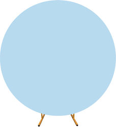 Double-sided Cover Round Balloon Arch Photo Wall 200 Cm Blue