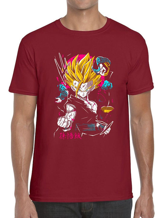 T-shirt Stylized Character Art Print Yellow Hai...