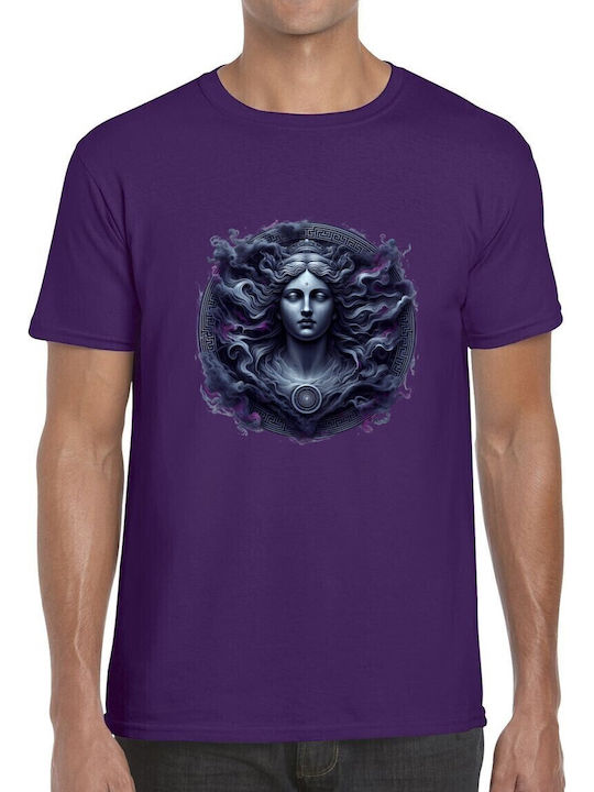 T-shirt Stylized Woman Swirling Hair Pop Cultur...