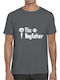 T-shirt DogFather Dog Paw Rose Pop Culture Charcoal
