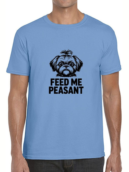 T-shirt Feed Me Peasant Cute Puppy Illustration...