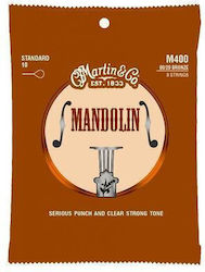 Martin M400 Einzel Mandolinsaiten 80/20 Bronze 10"