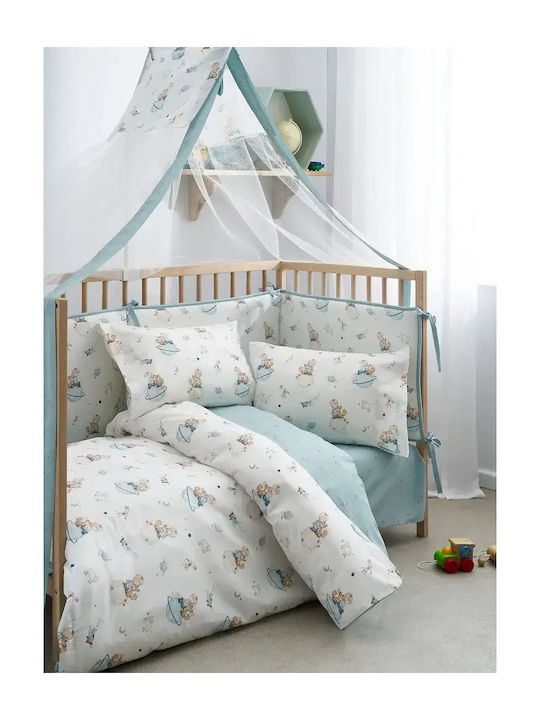 Vesta Home Vesta Home Baby Moskitonetze Für Zimmer Aus Hellblauem Tüll 490x180cm