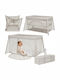Lionelo Playpen 2 Levels with Mattress Beige 300x300cm
