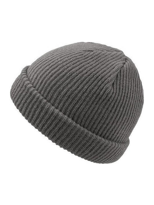 Skate Beanie Men's Knitted Beanie in Grey Colour