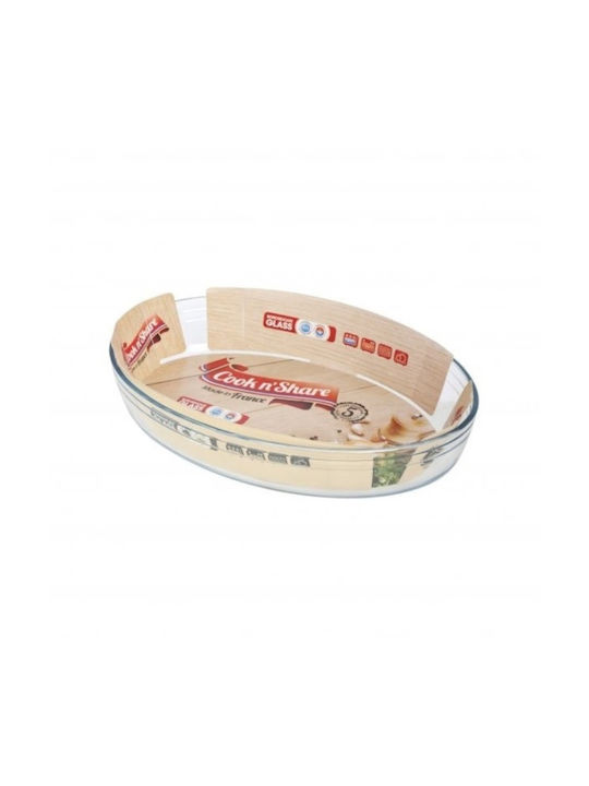 Pyrex Οβάλ Πυρίμαχο Σκεύος Γυάλινο 39x24cm