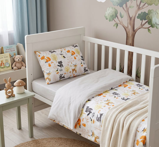 Kerstin Set Cearceafuri Pentru Bebeluşi Cu Faţă De Pernă Multicolor 120x90cm