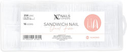 Nc Nails Tips Νυχιών Διάφανα 256τμχ