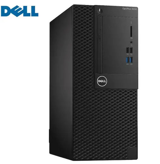 Dell 7050 MT Überarbeiteter Grade A Core i7-6700/8GB/256GB SSD Kein Betriebssystem