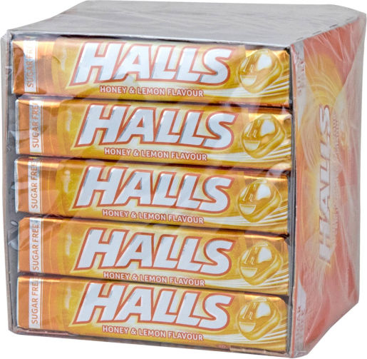 Halls Pastiluțe Fără adaos de zahăr 20 buc 32 gr