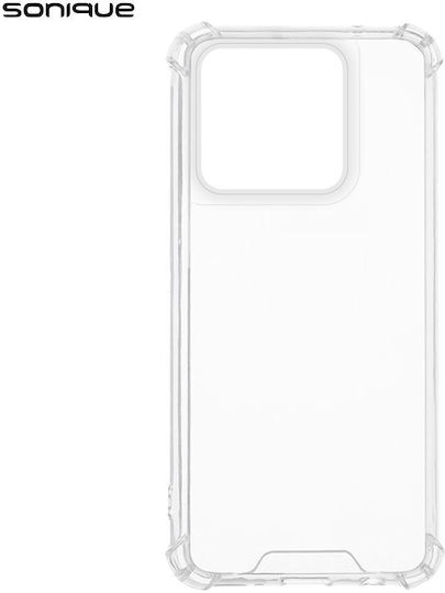 Silicone Case Sonique Armor Clear Anti Shock Motorola Moto G86 5G Moto G86 5G Power Transparent