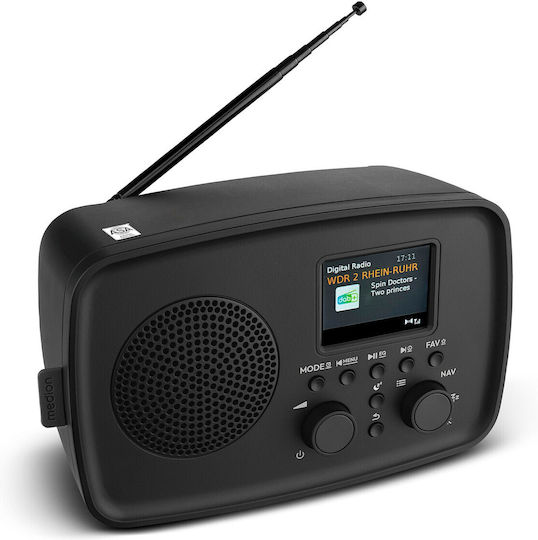 Medion DRE-1 Επιτραπέζιο Ραδιόφωνο DAB+ με Bluetooth Μαύρο