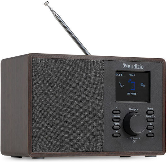 Audizio Cosa Επιτραπέζιο Ραδιόφωνο DAB+ με Bluetooth Καφέ