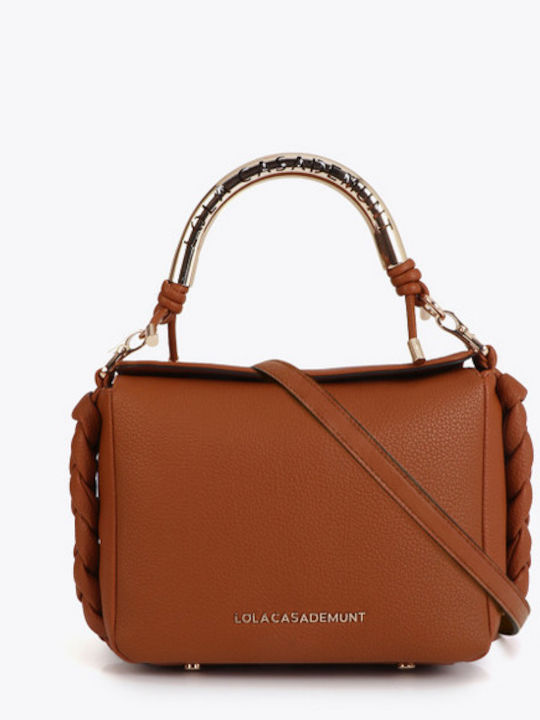 Lola Casademunt Leder Damenhandtasche Crossbody Braune
