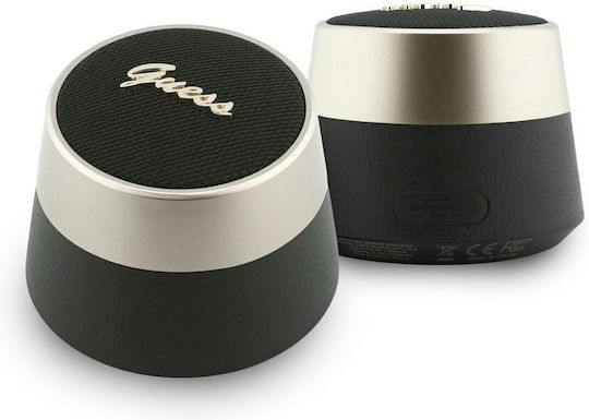 Guess Script Boxă Bluetooth 5W Cu Durata Bateriei Până La 3 Ore Neagră