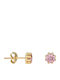 Kids Earrings Studs with Stones from 9K Gold