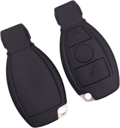 Carcasa Cheii Auto Mercedes Slotkey 2 Butoane Lamă Hu64 1535-fwk