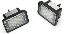 Σετ Led Φώτα Πινακίδας Mercedes Benz Glk X204 2 Τμχ Grp-15ledlimerglk