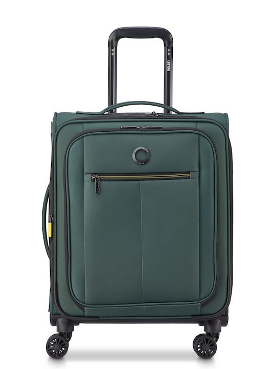 Delsey Dita Cabin Suitcase Green Height 55cm