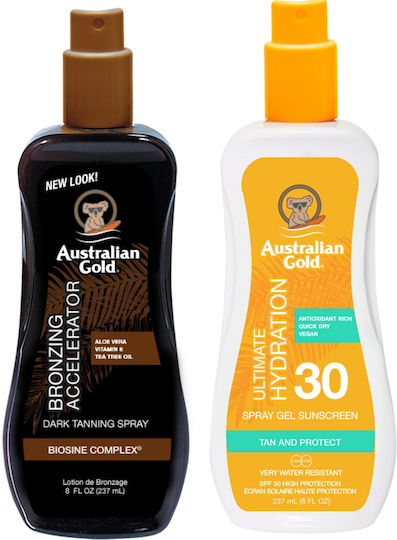 Australian Gold Spray Solară pentru Corp Bronzat 237ml