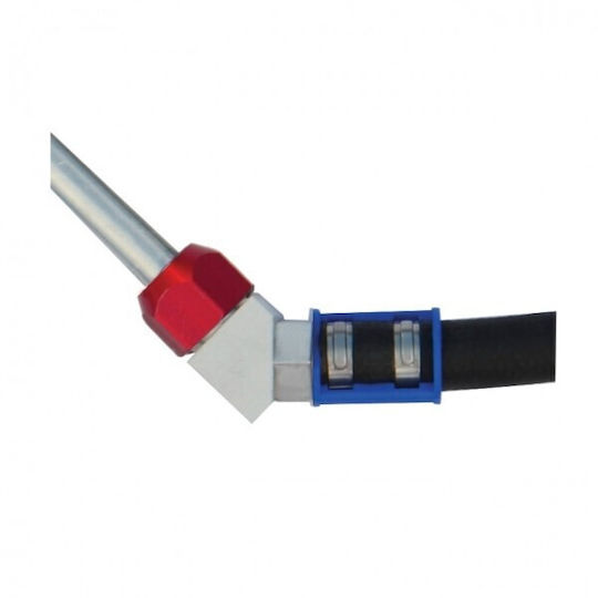 Aluminum Flexible Hose Connector 45 Degrees 1/2 12,7mm 9