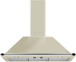 Smeg Καμινάδα 89.5cm Μπεζ KT90PE Smeg Καμινάδα 89.5cm Μπεζ KT90PE