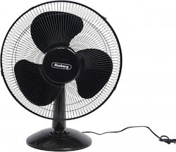 Rosberg Ventilator De Masă 40W Diametru Ventilator 40cm Negru