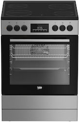Beko Freestanding with Ceramic Hobs Beko Cuv6732xg CUV6732XG