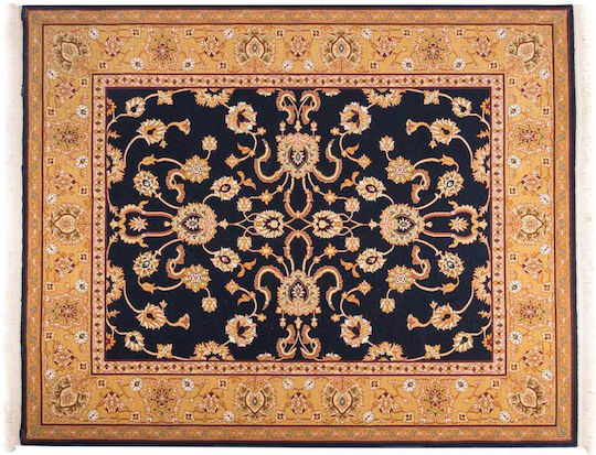 Klassischer Wohnzimmer Teppich aus Wolle Elite 2117 1,50x2,30 Decostar Blauer
