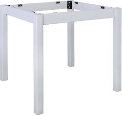 24Mall Wooden Beige Table Stand 60x60cm