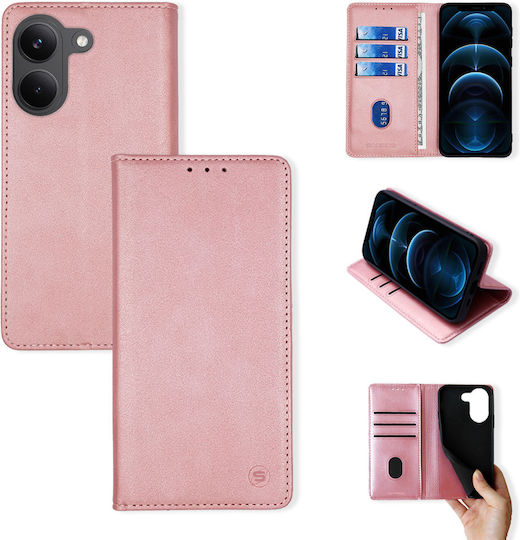 Vintage Magnet Wallet Mobile Phone Case Sonique Xiaomi Poco X8 Pro 5g Rose Gold