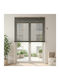 vidaXL Rollos Mischer Blackout Grau P130xH220cm 42039731