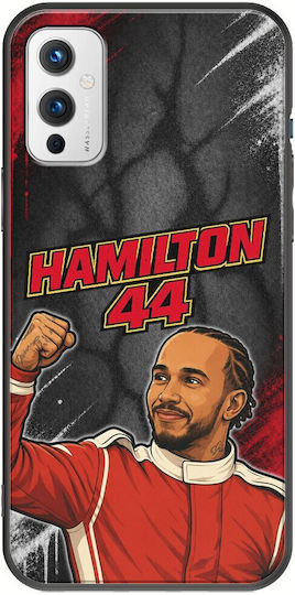 Pole Position Collection Lewis Hamilton OnePlus 9 Black TPU Black Silicone Case