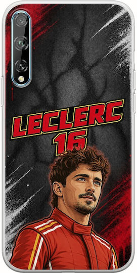 Калъф Pole Position Collection Charles Leclerc Huawei P Smart S Гъвкав TPU Прозрачен Силикон