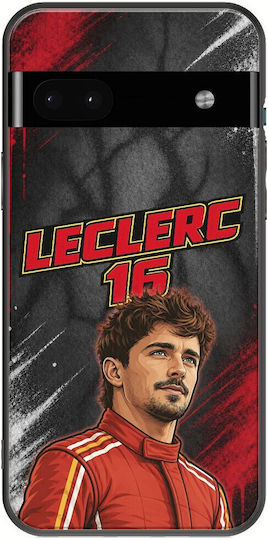 Husă Pole Position Collection Charles Leclerc Google Pixel 6a 5g Black TPU Siliconă Neagră