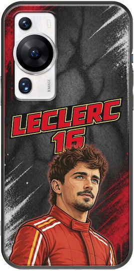 Калъф Pole Position Collection Charles Leclerc Huawei P60 Pro Черен TPU Силикон