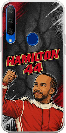 Husă Pole Position Collection Lewis Hamilton Huawei Honor 9X TPU Flexibil Silicon Transparentă