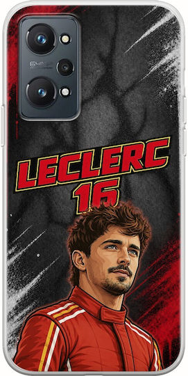 Husă Pole Position Collection Charles Leclerc Realme GT 2 5G TPU Flexibil Silicon Transparentă