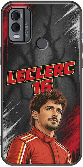 Handyhülle Pole Position Collection Charles Leclerc Nokia C22 Schwarze Tpu Schwarz Silikon