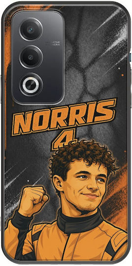 Θήκη Pole Position Collection Lando Norris Oppo A80 5g Black Tpu Μαύρη Σιλικόνη