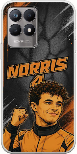 Θήκη Pole Position Collection Lando Norris Realme 8i Flexible Tpu Διάφανη Σιλικόνη