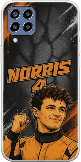 Θήκη Pole Position Collection Lando Norris Samsung Galaxy M33 5g Flexible Tpu Διάφανη Σιλικόνη