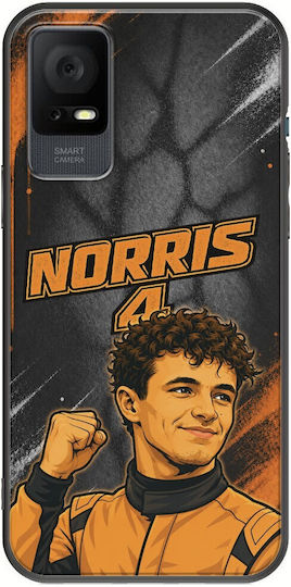 Husă Pole Position Collection Lando Norris TCL 406 Black TPU Neagră Silicon