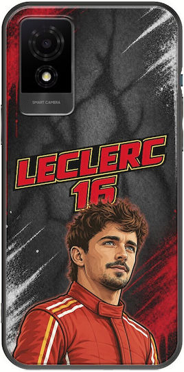 Θήκη Pole Position Collection Charles Leclerc Tcl 501 Black Tpu Μαύρη Σιλικόνη