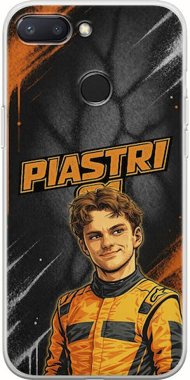 Pole Position Collection Oscar Piastri Xiaomi Mi 8 Lite Flexible TPU Transparent Silicone Case