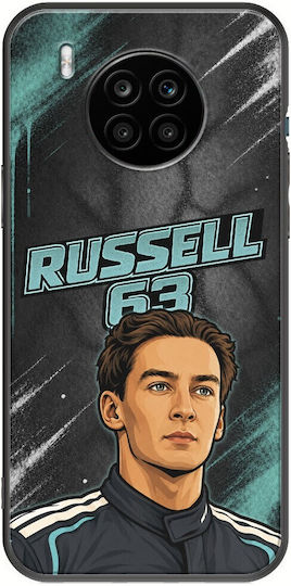 Husă Pole Position Collection George Russell Huawei Nova 8i Neagră TPU Silicon