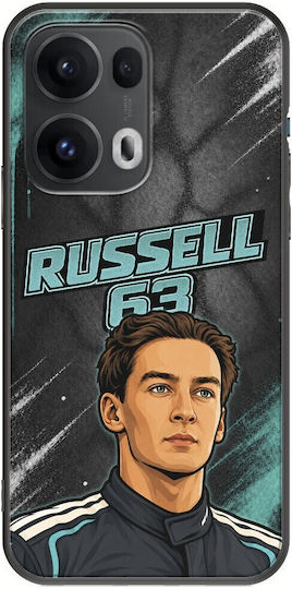 Pole Position Collection George Russell Oppo Reno 13 Pro 5g Black TPU Black Silicone Case