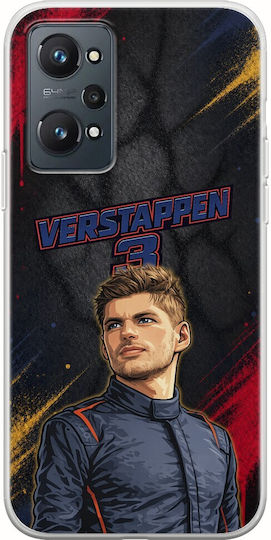 Husă Pole Position Collection Max Verstappen Realme GT 2 5G TPU Flexibil Silicon Transparentă