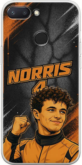 Pole Position Collection Lando Norris Xiaomi Mi 8 Lite Flexible TPU Transparent Silicone Case