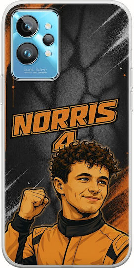 Калъф Pole Position Collection Lando Norris Realme GT2 Pro Гъвкав TPU Прозрачен Силикон